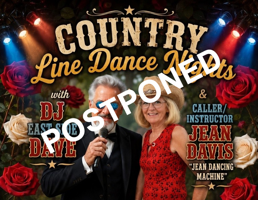 Country Line Dancing Postponed until October 9