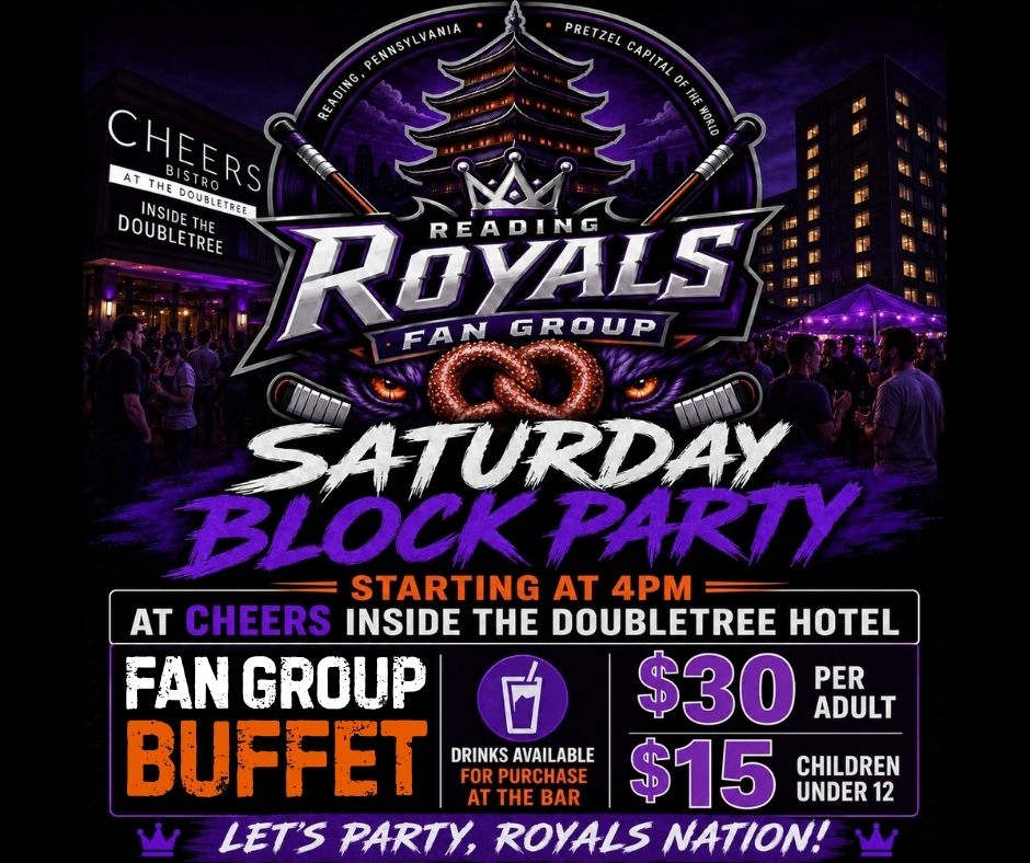 Reading Royals Fan Group Buffet, Cheers Bistro